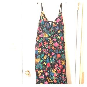 Black Floral Maxi Dress